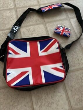 Union Jack Crossbody Bag- Red Blue White
